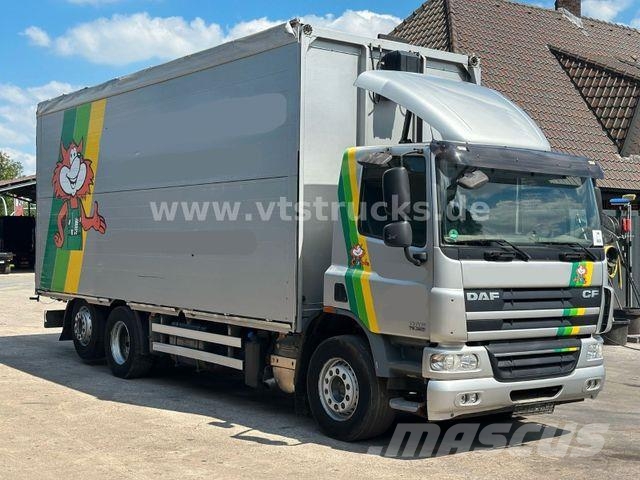 DAF CF 360 6x2 Kofferaufbau mit Stapleraufnahme Box trucks