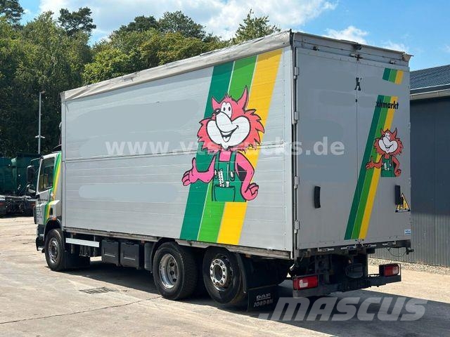 DAF CF 360 6x2 Kofferaufbau mit Stapleraufnahme Box trucks