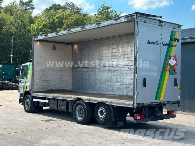 DAF CF 360 6x2 Kofferaufbau mit Stapleraufnahme Box trucks