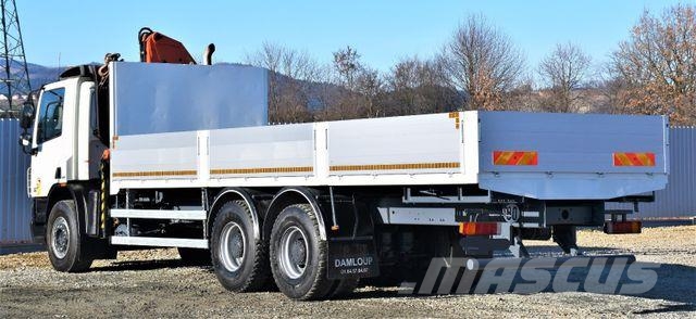 DAF CF 75.360 Pritsche 7,95 m + KRAN / FUNK * 6x4 Automobiliniai kranai
