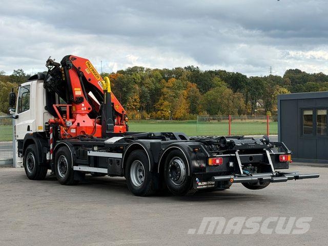 DAF CF 85.410 ABROLLKIPPER + PALFINGER PK 26002 FUNK Camion ampliroll