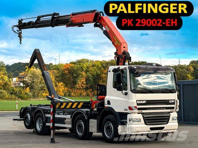 DAF CF 85.410 ABROLLKIPPER + PALFINGER PK 26002 FUNK Camion ampliroll