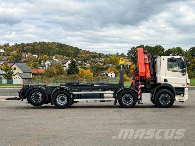 DAF CF 85.410 ABROLLKIPPER + PALFINGER PK 26002 FUNK Camion ampliroll