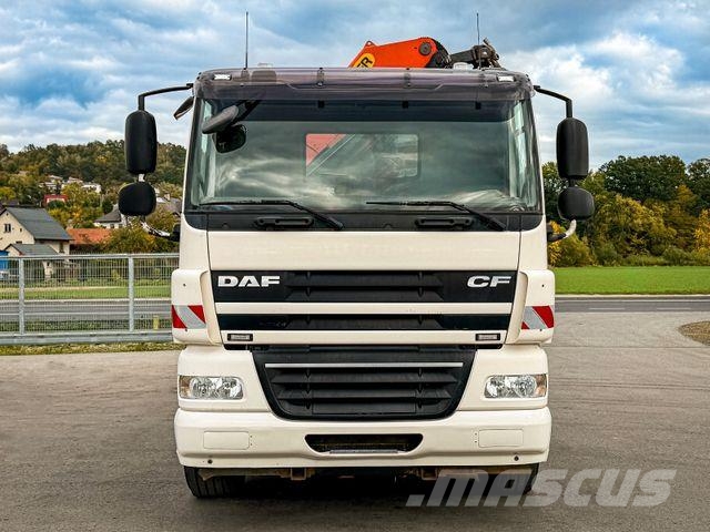 DAF CF 85.410 ABROLLKIPPER + PALFINGER PK 26002 FUNK Camion ampliroll
