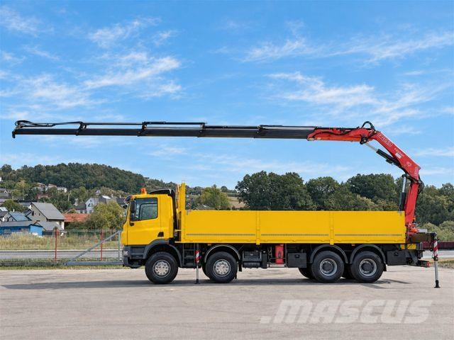 DAF CF 85.430 Pritsche 7,70 m + KRAN * 8x4! Darus teherautók