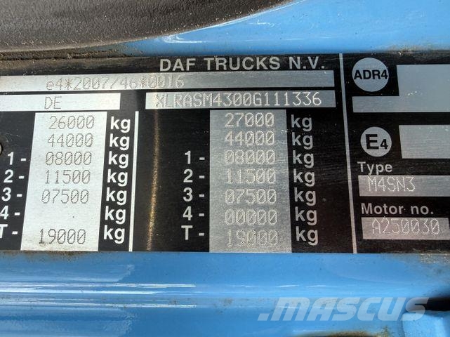 DAF CF450 6X2 Palfinger T20 Camion ampliroll