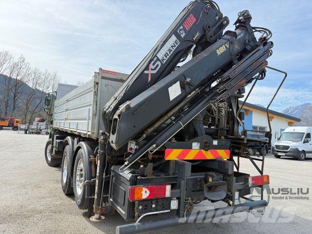 DAF CF85 410 6x2 Meiller Kipper Kran Hiab 144 ES-3 Kipper
