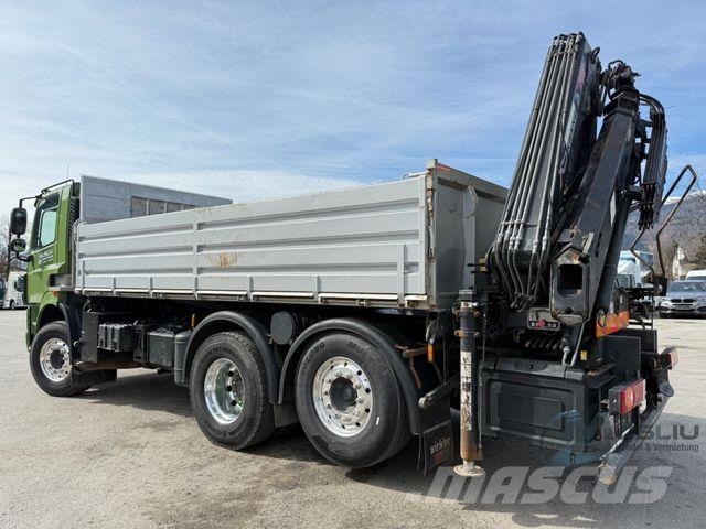 DAF CF85 410 6x2 Meiller Kipper Kran Hiab 144 ES-3 Kipper