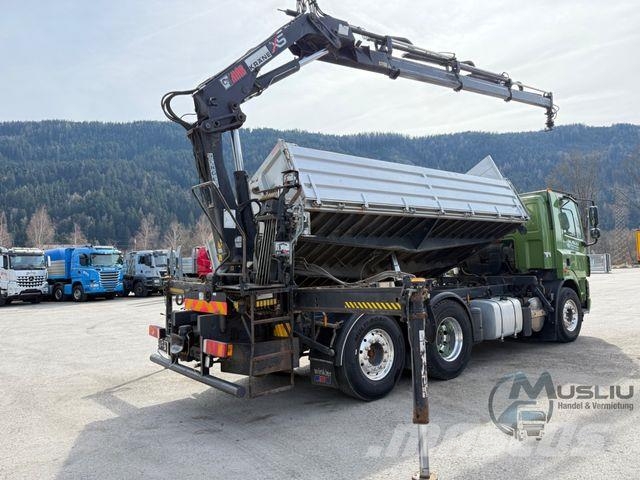 DAF CF85 410 6x2 Meiller Kipper Kran Hiab 144 ES-3 Kipper