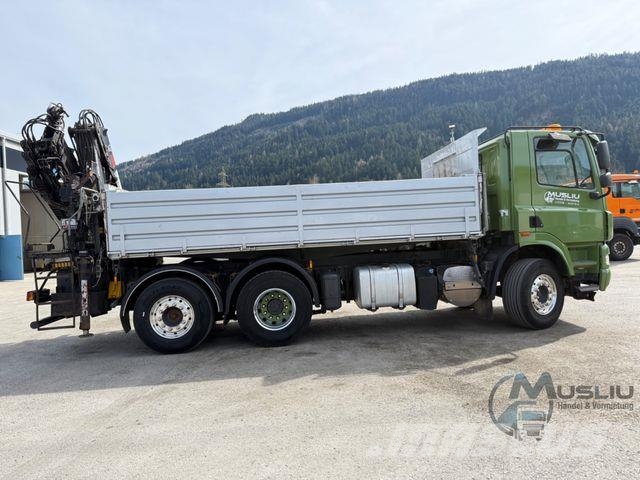 DAF CF85 410 6x2 Meiller Kipper Kran Hiab 144 ES-3 Kipper