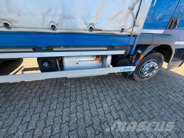 DAF LF 12.230 Pritsche Plane +Ladebordwand Φορτηγά Καρότσα - Κουρτίνα