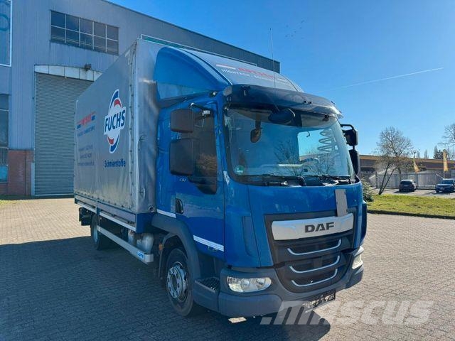 DAF LF 12.230 Pritsche Plane +Ladebordwand Φορτηγά Καρότσα - Κουρτίνα