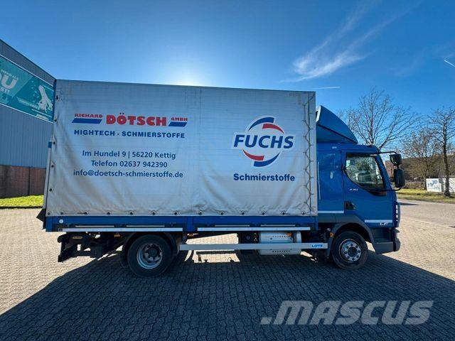 DAF LF 12.230 Pritsche Plane +Ladebordwand Φορτηγά Καρότσα - Κουρτίνα