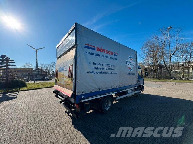 DAF LF 12.230 Pritsche Plane +Ladebordwand Φορτηγά Καρότσα - Κουρτίνα