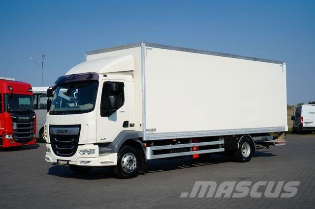 DAF LF / 260 / ACC / EURO 6 / KONTENER + WINDA / 18 Dobozos teherautók