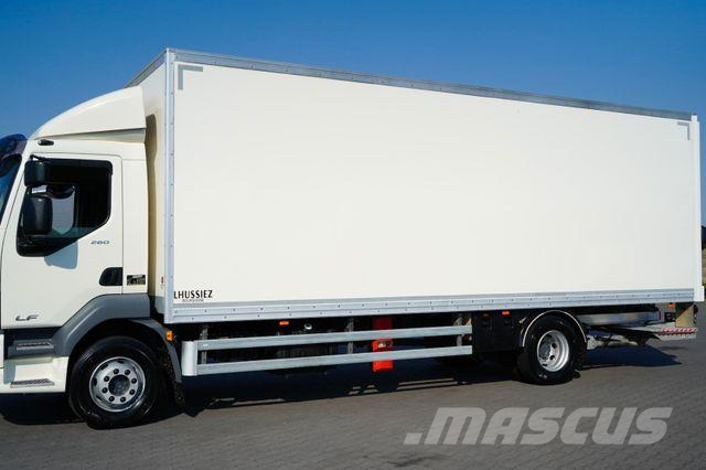 DAF LF / 260 / ACC / EURO 6 / KONTENER + WINDA / 18 Dobozos teherautók