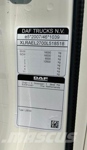 DAF LF / 260 / E 6 / ACC / BURTOFIRANKA + WINDA / ŁA Camiones de caja de lona