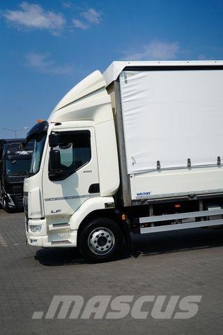 DAF LF / 260 / E 6 / ACC / BURTOFIRANKA + WINDA / ŁA Тентованные грузовики