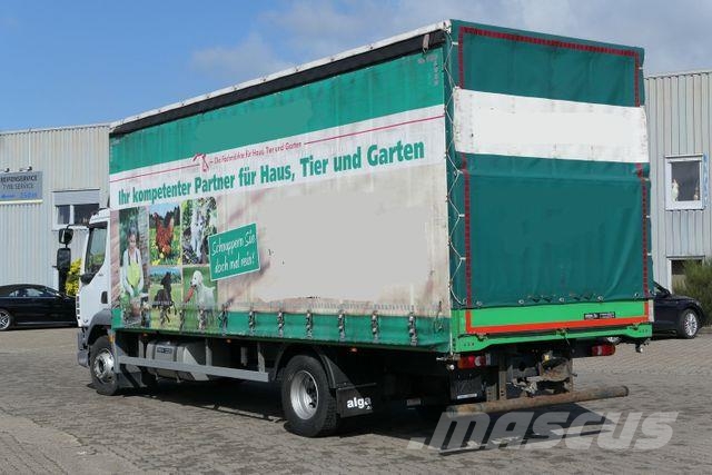 DAF LF 290 4x2, 7.200mm lang, Edscha, AHK, Klima Priekabos su tentu