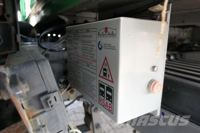 DAF LF 290 4x2, 7.200mm lang, Edscha, AHK, Klima Priekabos su tentu