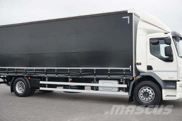 DAF LF / 290 / E 6 / FIRANKA + WINDA / ŁAD. 9 970 KG Тентовані вантажівки