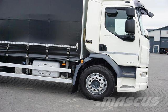 DAF LF / 290 / E 6 / FIRANKA + WINDA / ŁAD. 9 970 KG Тентовані вантажівки