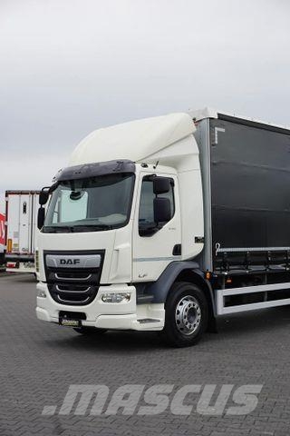 DAF LF / 290 / E 6 / FIRANKA + WINDA / ŁAD. 9 970 KG Тентовані вантажівки
