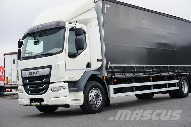 DAF LF / 290 / E 6 / FIRANKA + WINDA / ŁAD. 9 970 KG Тентовані вантажівки
