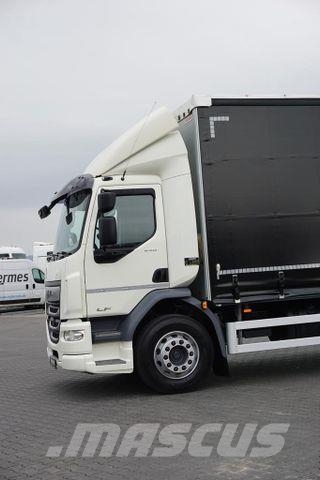 DAF LF / 290 / E 6 / FIRANKA + WINDA / ŁAD. 9 970 KG Тентовані вантажівки