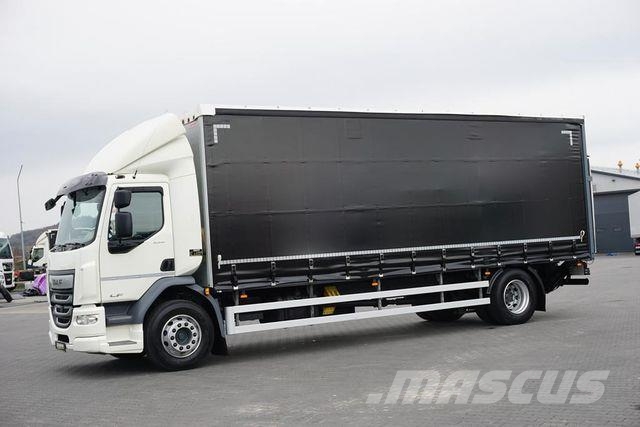 DAF LF / 290 / E 6 / FIRANKA + WINDA / ŁAD. 9 970 KG Тентовані вантажівки