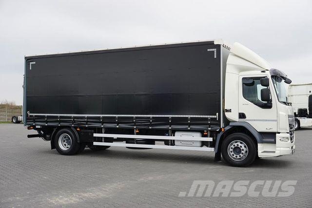 DAF LF / 290 / E 6 / FIRANKA + WINDA / ŁAD. 9 970 KG Тентовані вантажівки