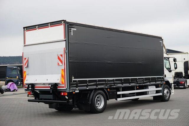 DAF LF / 290 / E 6 / FIRANKA + WINDA / ŁAD. 9 970 KG Тентовані вантажівки