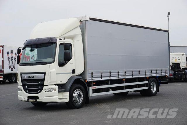DAF LF / 290 / E 6 / FIRANKA + WINDA / ŁAD. 9 970 KG Ciężarówki firanki