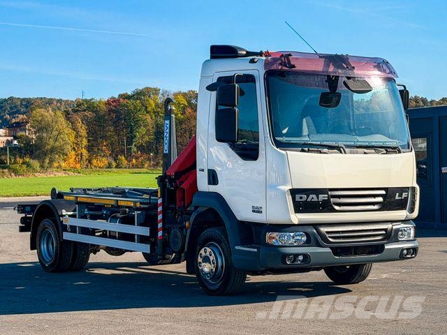 DAF LF 45.220 ABROLLKIPPER + PALFINGER PK 7001 FUNK Hook lift trucks
