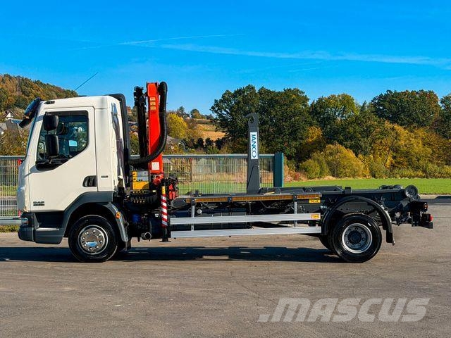 DAF LF 45.220 ABROLLKIPPER + PALFINGER PK 7001 FUNK Hook lift trucks