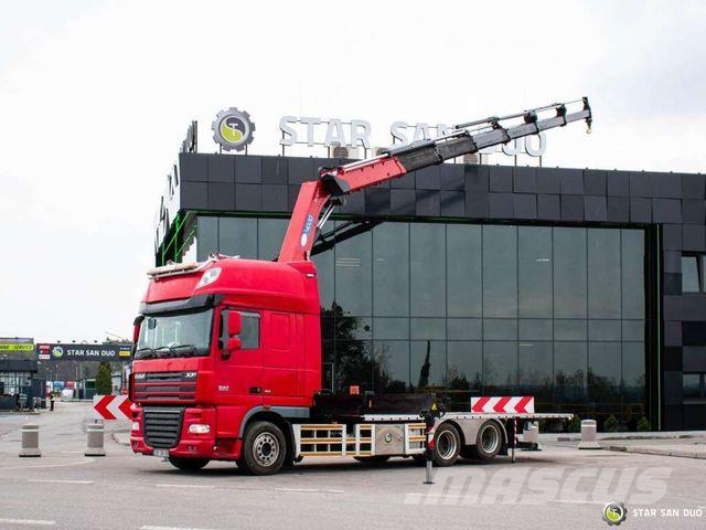 DAF XF 105.510 6x2 HMF 4020 Crane Kran شاحنات الرافعات