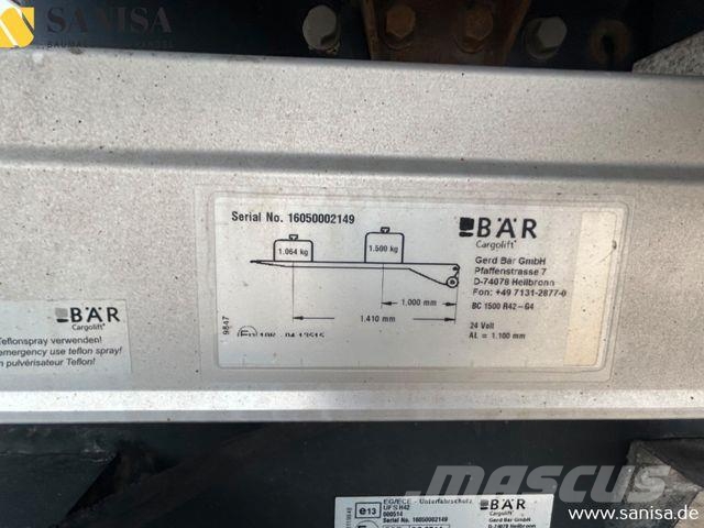 DAF XF 410/LBW/Edscha/Schiebe Gardinen/Klima Kamioni sa ciradom