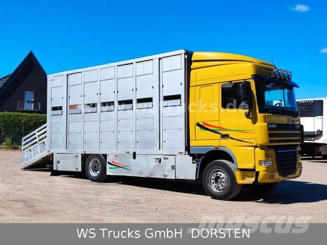 DAF XF 410 SC Menke Doppelstock Camiones para transporte de animales