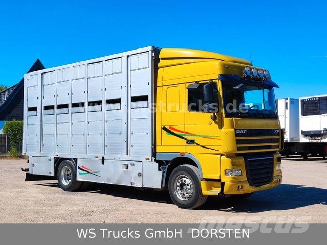 DAF XF 410 SC Menke Doppelstock Camiones para transporte de animales