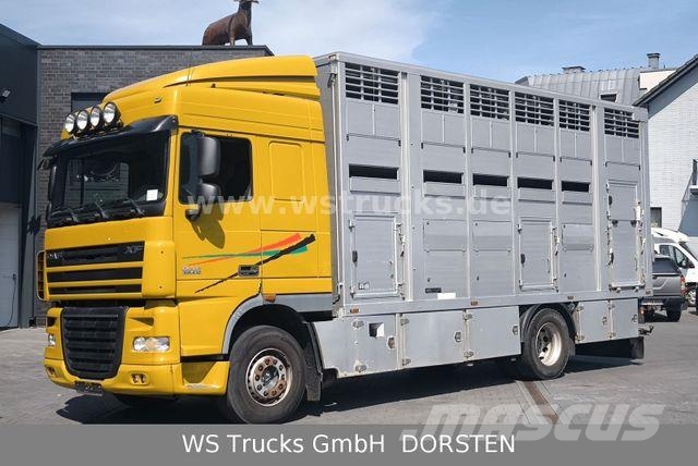 DAF XF 410 SC Menke Doppelstock Camiones para transporte de animales