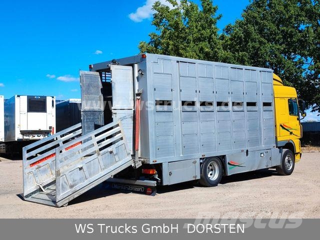 DAF XF 410 SC Menke Doppelstock Camiones para transporte de animales