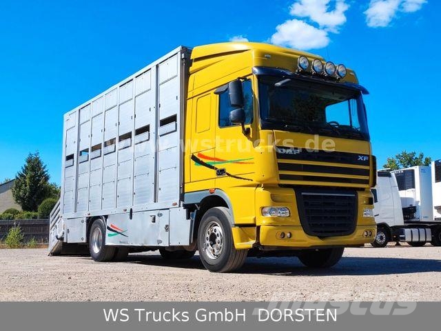 DAF XF 410 SC Menke Doppelstock Camiones para transporte de animales