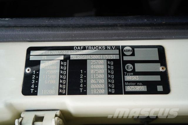 DAF XF / 460 / ACC / E 6 / SSC / FIRANKA / 19 PALET Camiones de caja de lona