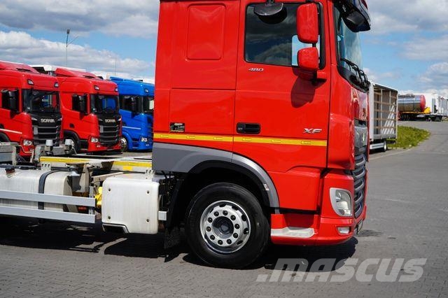 DAF / XF / 480 / ACC / EURO 6 / SSC / BDF / 7.82 M Fülkés alváz