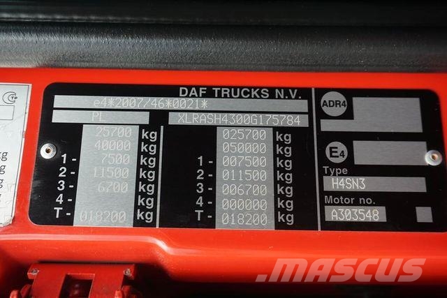 DAF XF / 480 / ACC / EURO 6 / ZESTAW PRZEJAZDOWY 120 Inne