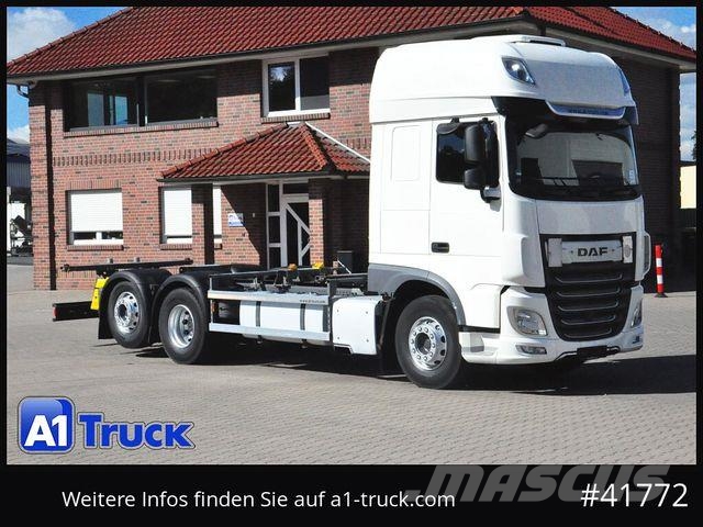 DAF XF 480 FAN Intarder, Steering axle Lenkachs Chassis met cabine