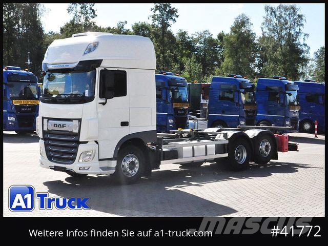 DAF XF 480 FAN Intarder, Steering axle Lenkachs Chassis met cabine