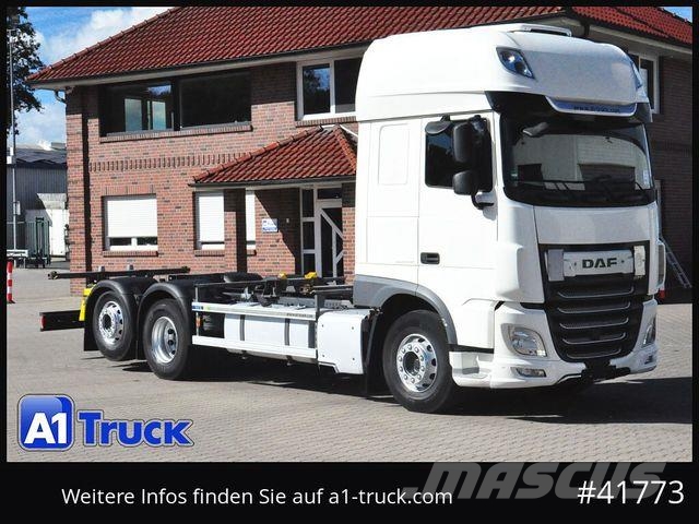 DAF XF 480 FAN Intarder, Steering axle Lenkachse Chassis met cabine