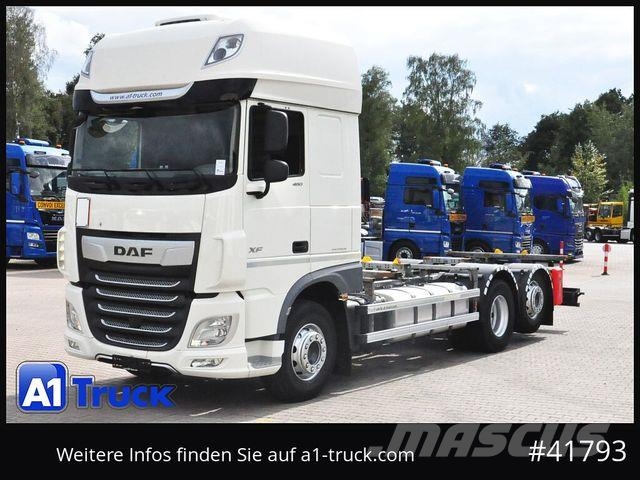 DAF XF 480 FAN SSC Intarder, Lenkachse Fülkés alváz