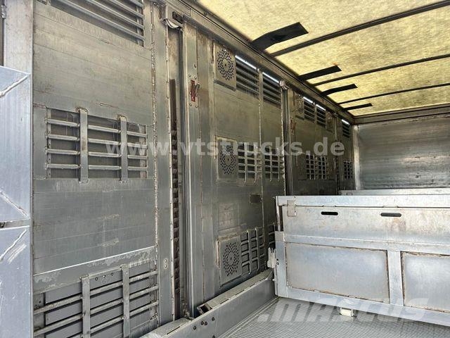 DAF XF 480 LL 6x2 3.Stock Menke Viehwagen m. Hubdach Tiertransporter